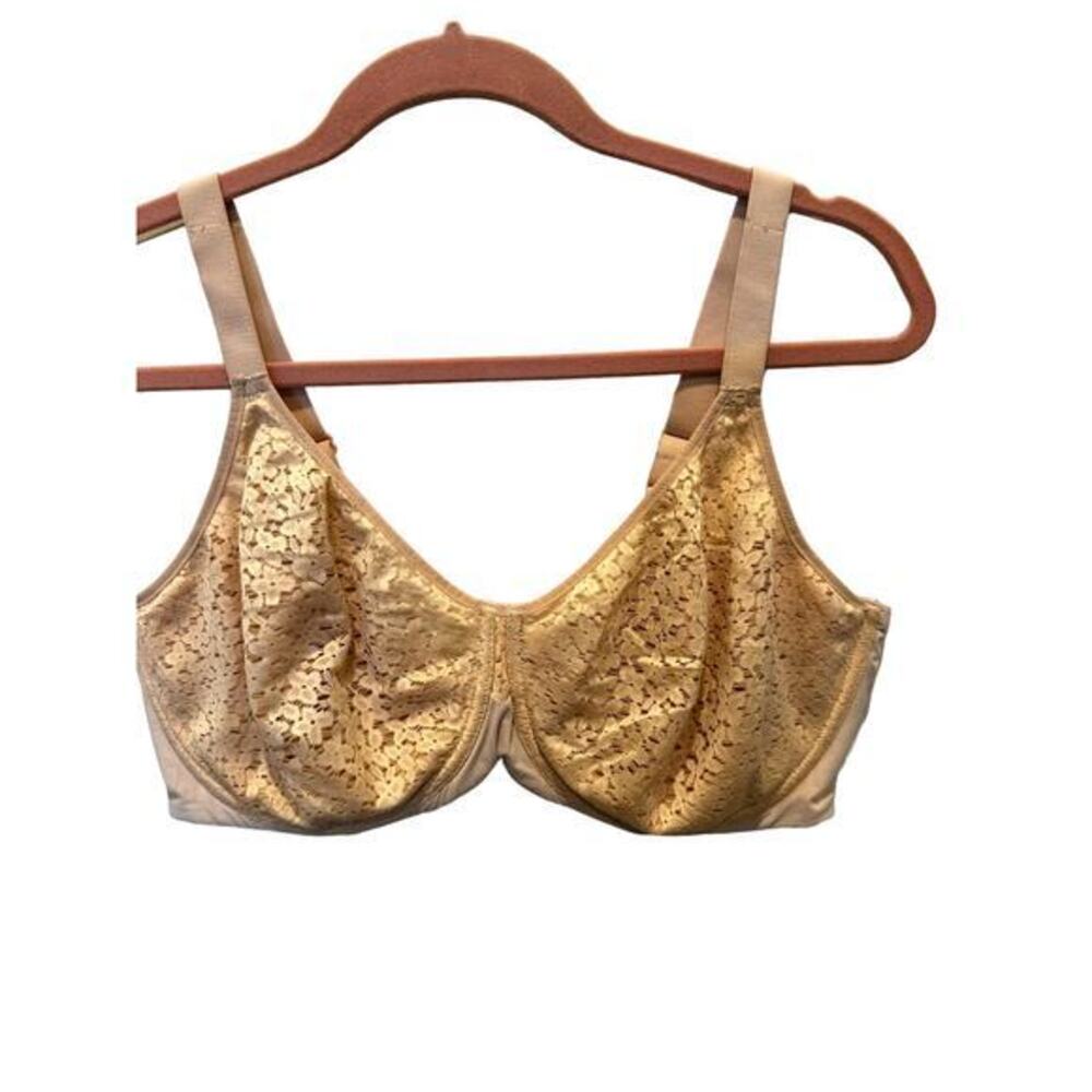 Chantelle Nude Tan Magnifique Minimizer Wireless Full Coverage Bra Size 42DD - Picture 1 of 10